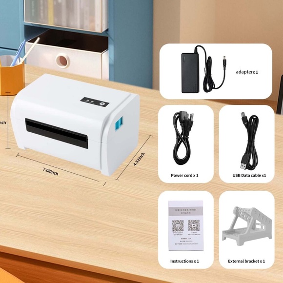 (02) NUCOUN Desktop Thermal Label Printer - USB connection - Picture 5 of 10